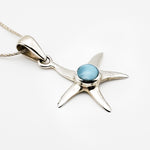 Starfish Larimar Pendant, Lilian