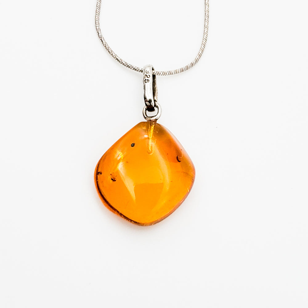 Small Amber Pendant, Nia