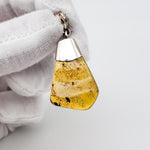 Free Form Amber Pendant, Carly